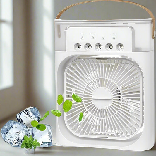 Mini USB Air Cooler Fan – Portable Desk AC for Summer