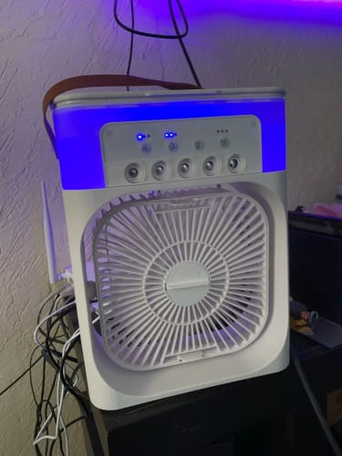 Mini USB Air Cooler Fan – Portable Desk AC for Summer