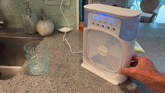 Mini USB Air Cooler Fan – Portable Desk AC for Summer